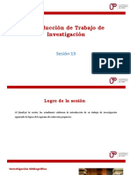 Sesión 13- Investigación Bibliográfica