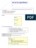Résumé Du Cours Sur Les Algorithmes PDF