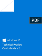 Windows 10 Technical Preview Quick Guide