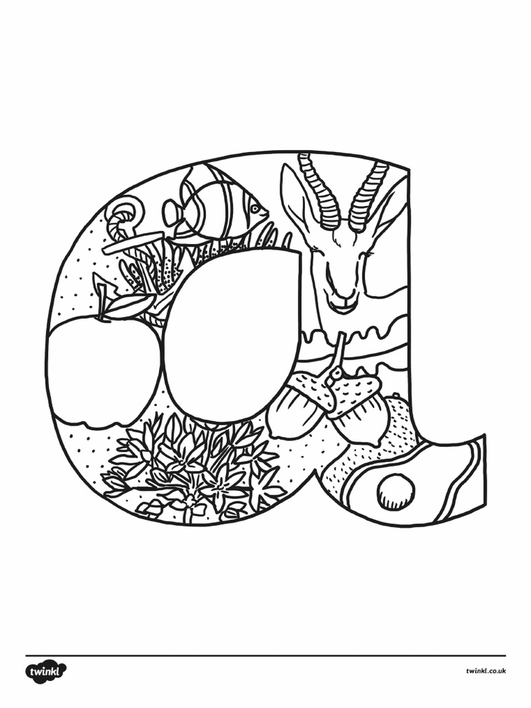 Download Lowercase Alphabet Themed Mindfulness Colouring Sheets