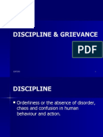 Discipline & Grivance