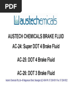 Brake Fluid Standards