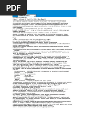 Wow diagnostic software 5.00.12