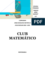 Club Matematico Adolfo Lopez Mateos