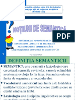 Notiuni de Semantica