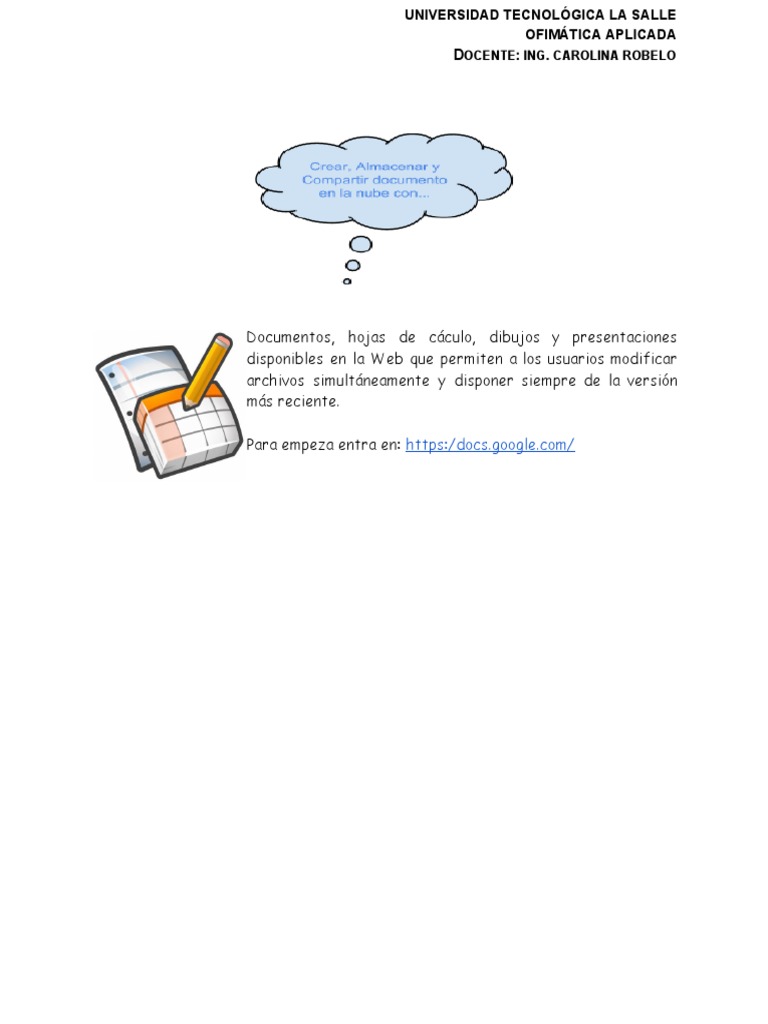 Uso de Google Docs: Guía Rápida | PDF | Archivo de computadora | Internet