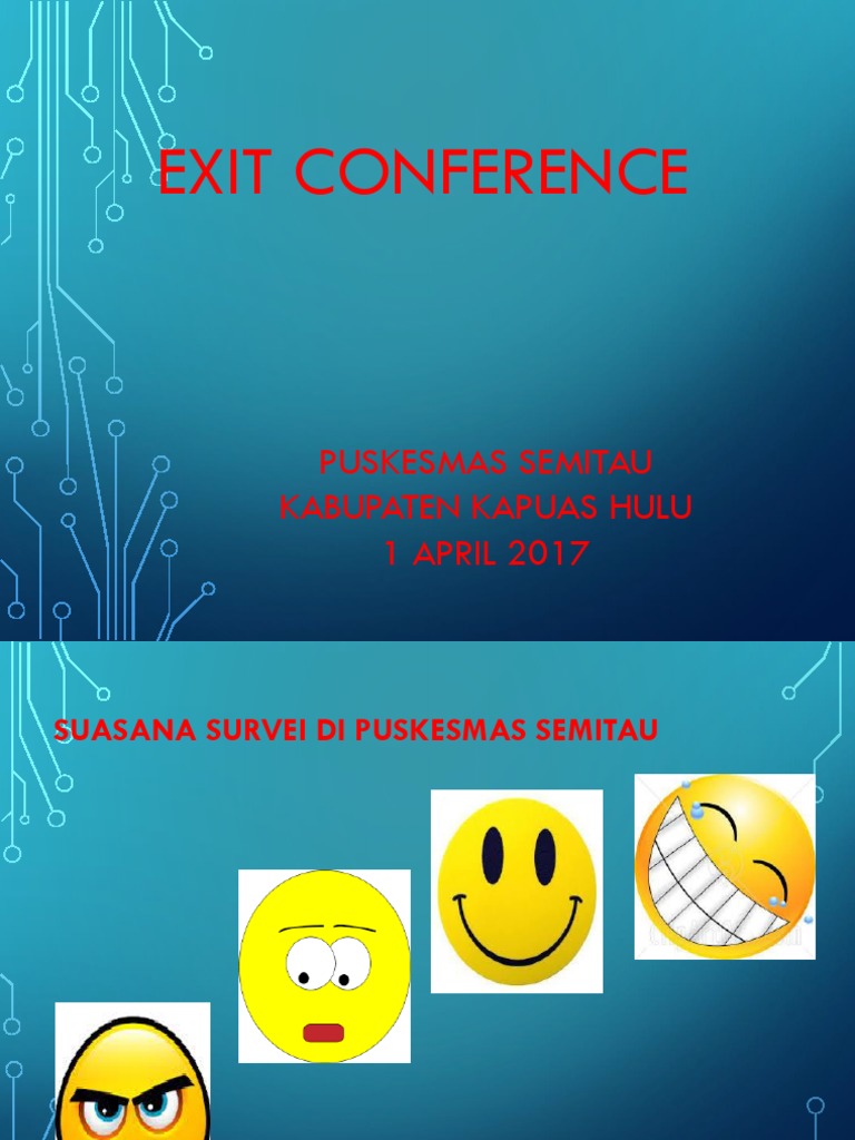 Exit Conference Meaning