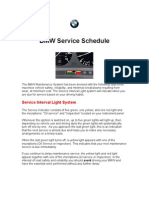 BMW Service Schedule