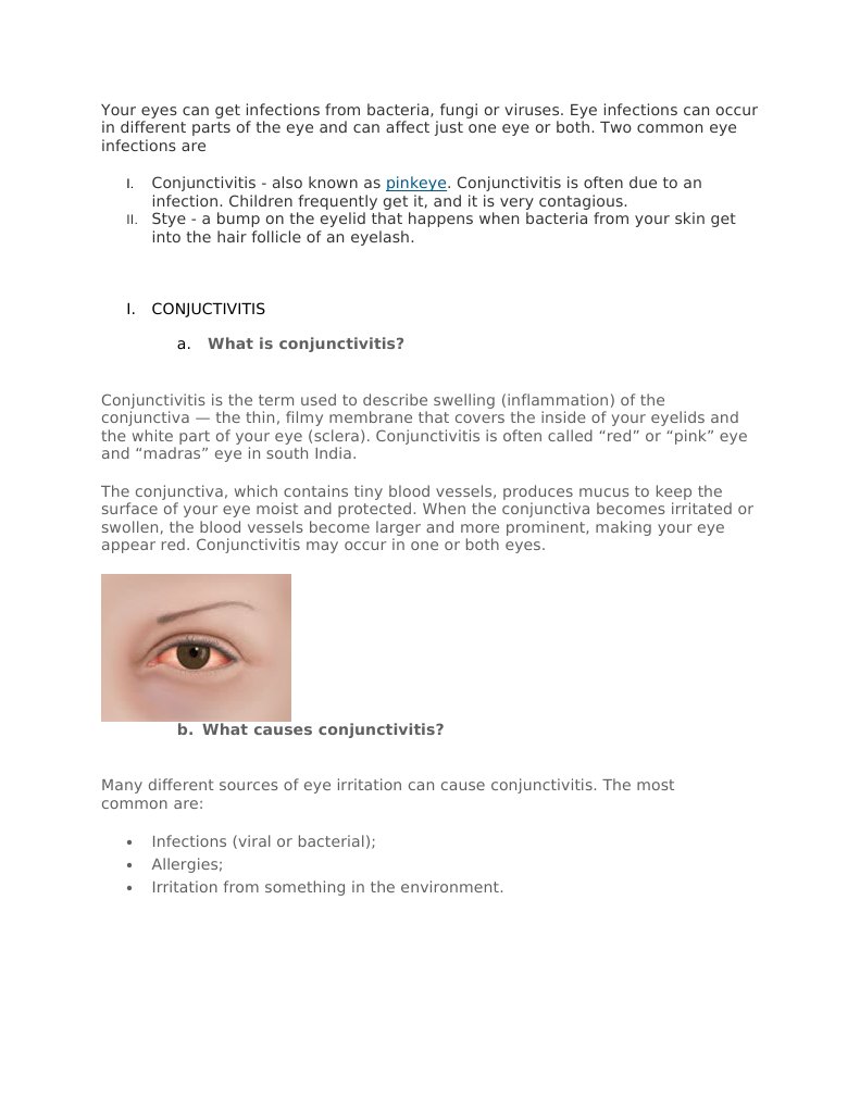 Understanding Eye Infections and Styes | PDF | Vision | Ophthalmology