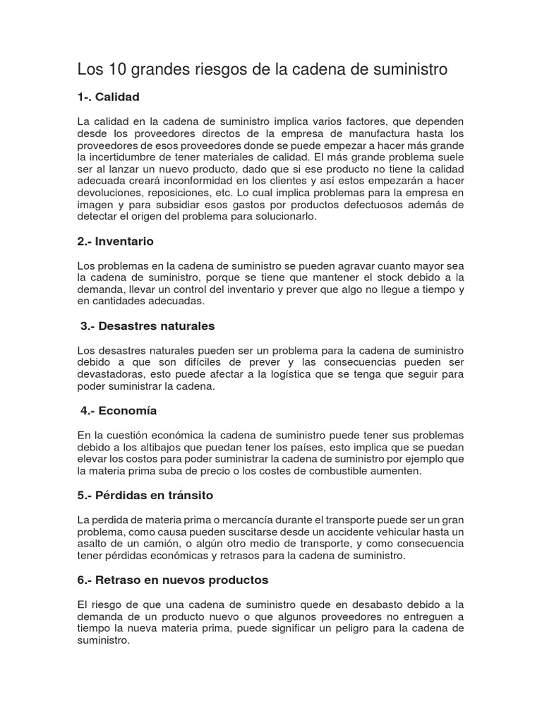 Riesgos en La Cadena de Suministro | PDF | La seguridad informática ...
