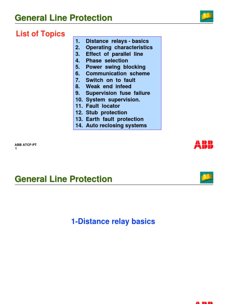 Line Protection and Stub Protection Overview | PDF | Electric Power ...