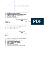 Basic Electronics Engineering: Electronic Devices and Circuits EX 501