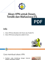 Akses VPN Untuk Dosen Tendik Dan Mahasiswa PDF