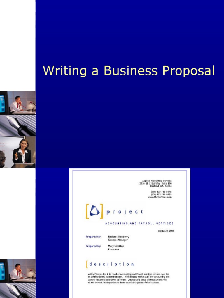 Writing A Business Proposal: Business Communications Chapter Thirteen ...