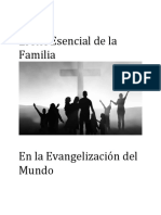 El Rol Esencial de La Familia. en La Evangelización Del Mundo