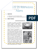 Practica N5 Retenedores Adams