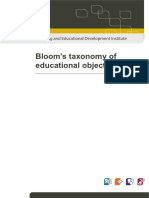 Bloom Taxonomy