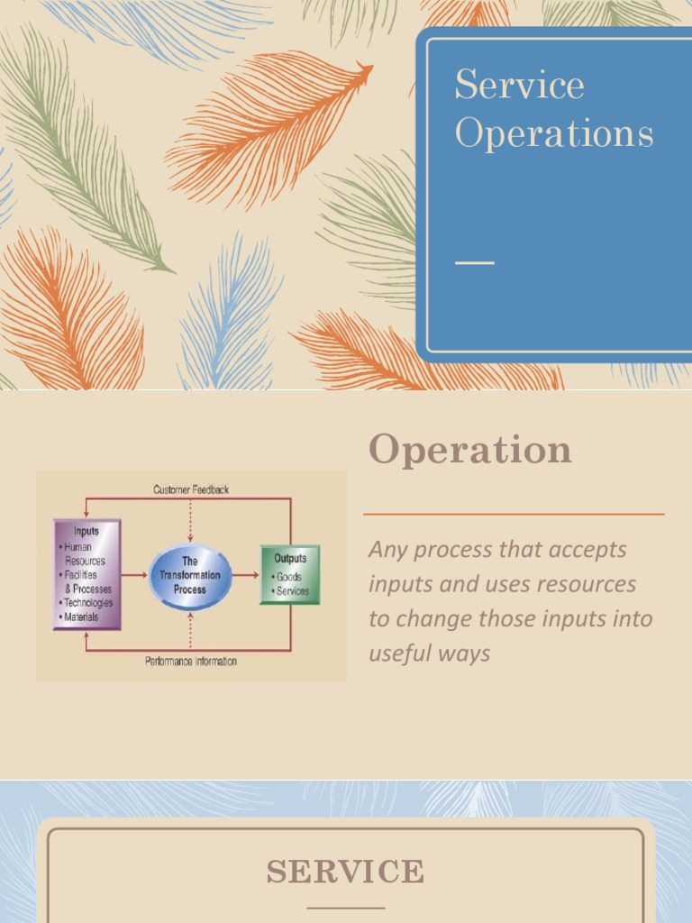 Understanding Service Operations Management | PDF | Resource | Variable ...