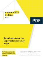 Relaciones EEUU-URSS-China 1947-1979