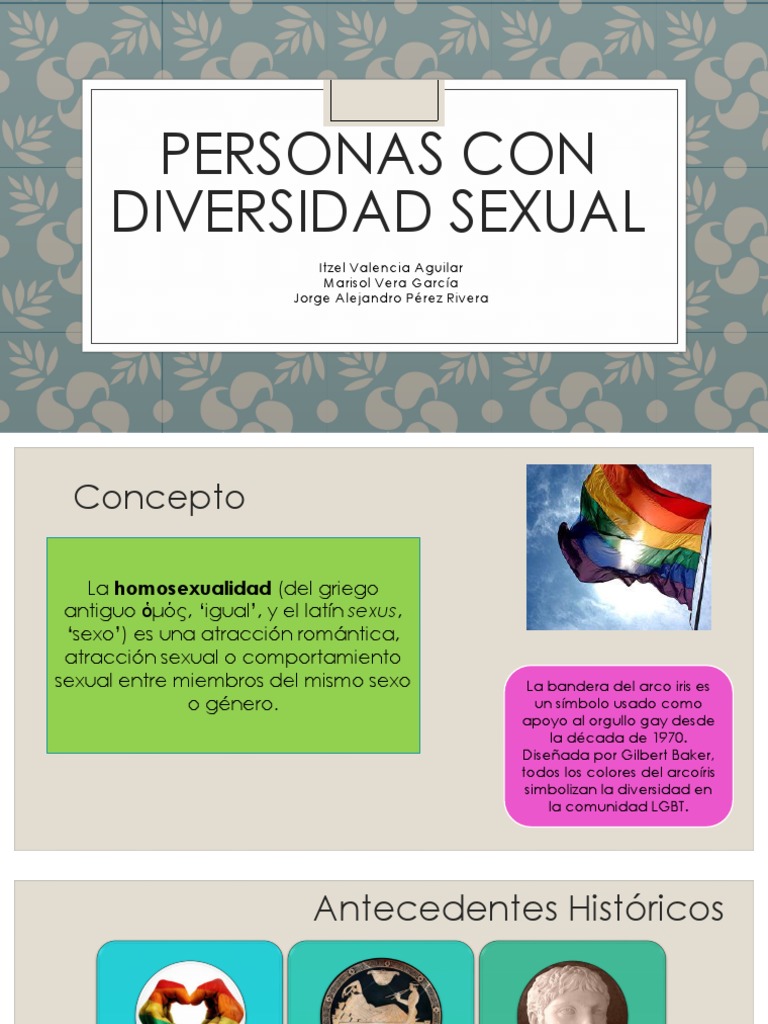 Historia y derechos de la diversidad sexual | PDF | Homosexualidad ...