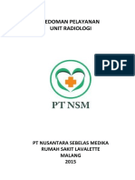 Pedoman Pelayanan Unit Radiologi S