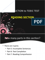Introduction To Toeic Test