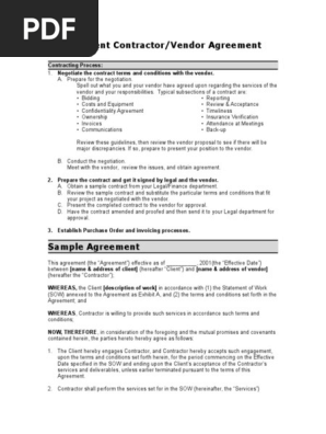 Sample Contract