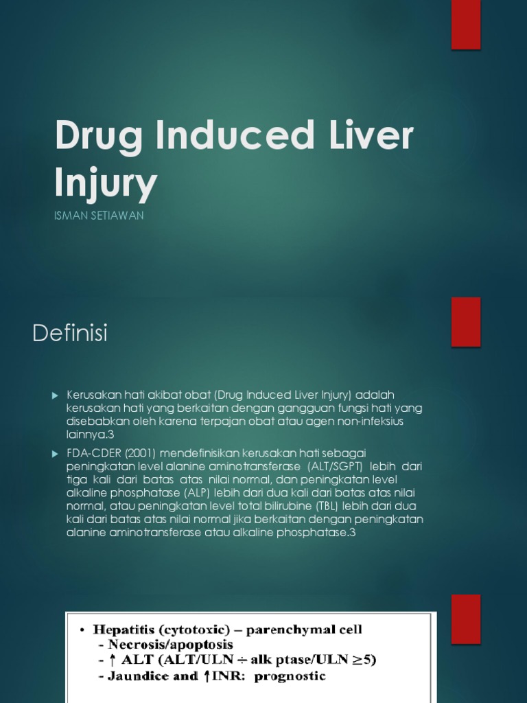Kerusakan Hati Akibat Obat: DILI | PDF