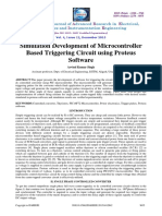 Simulation Development of Microcontroller Based Triggering Circuit Using Proteus Software