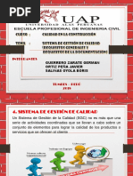 GRUPO N° 1 (SIST. DE GESTION DE LA CALIDAD)