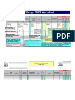 Example of Design FMEA Worksheet