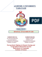 Spatial Analysis in Gis