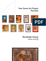 Woodleigh School Year 7 Art Portraits Project