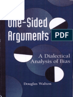 One Sided Arguments A Dialectical Analysis of Bias