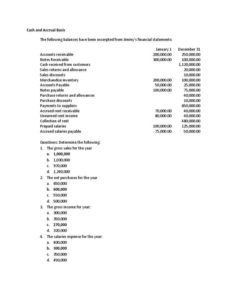 Cash and Accrual Basis | Expense | Accrual