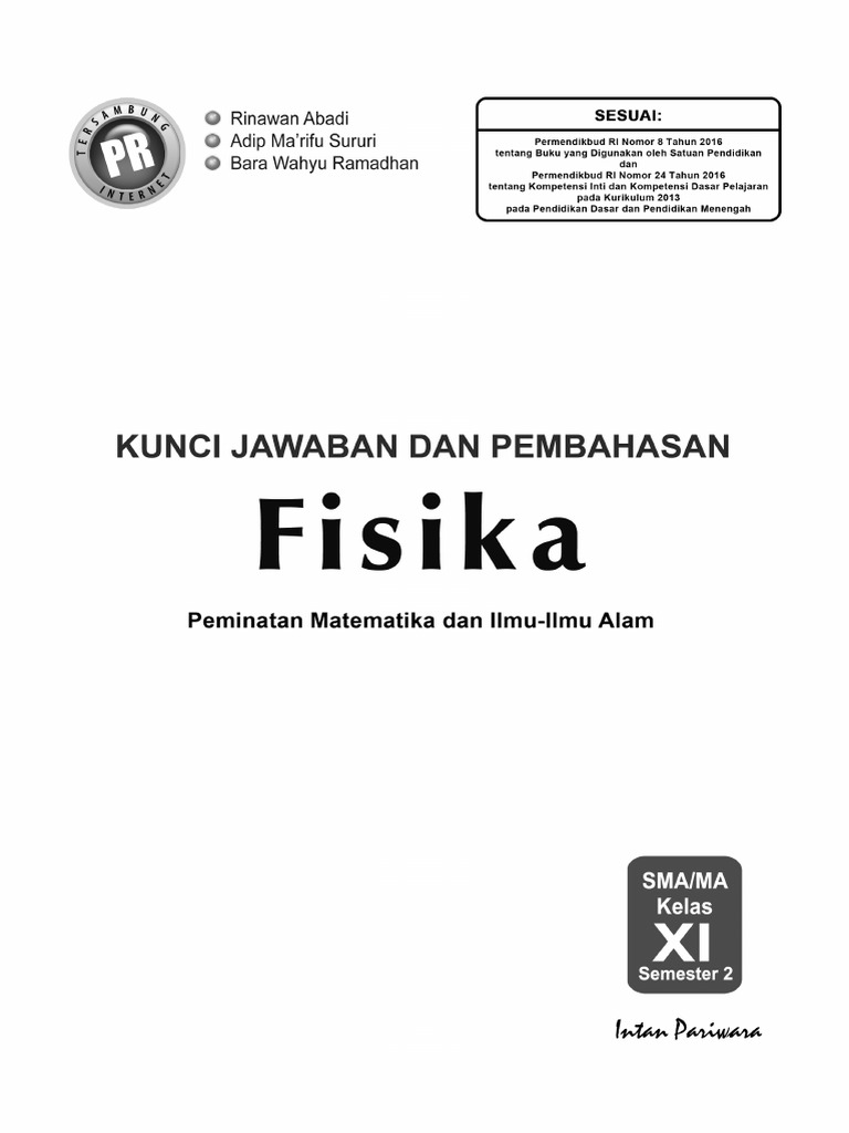 01 Kunci Fisika 11b K-13 2017-1 Pdf