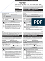 TOTO Installation Manual NC WC Close Coupled CW761Y-3