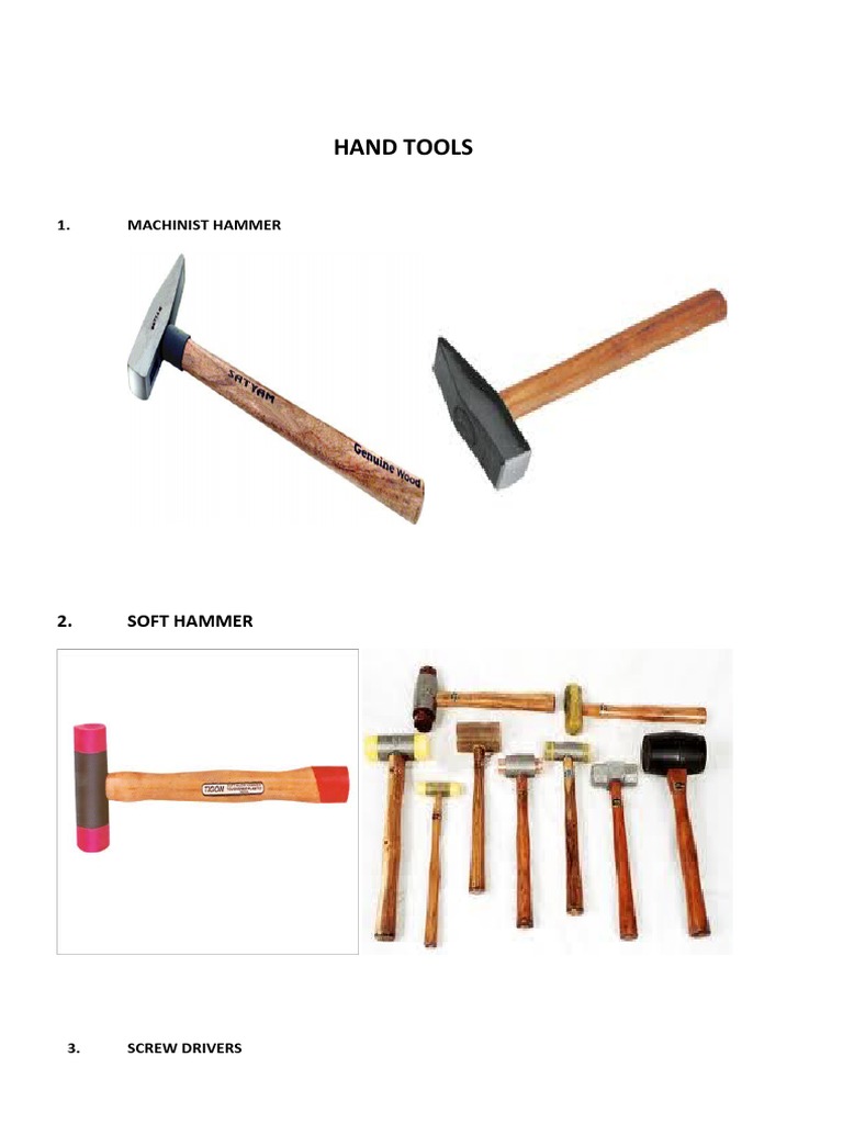 Essential Hand Tools Guide | PDF | Home & Garden | History