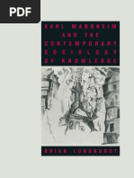 Karl Mannheim and The Contemporary Sociology of Knowledge | PDF ...