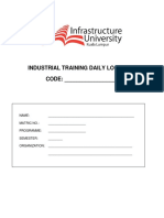 Industrial Training Daily Log Book CODE
