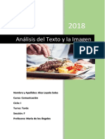 Analisis Del Texto y La Imagen