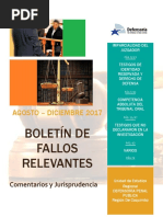 Boletín de Jurisprudencia Regional agosto diciembre 2017