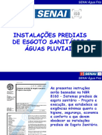 7.Aula Instalações Prediais de Esgoto Sanitário e Águas Pluviais