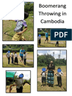 Boomerang Throwing in Cambodia