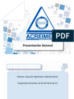 Acreimex 2018 - Presentacion