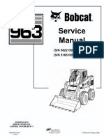 Bobcat 963 Service Manual