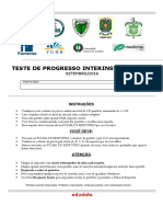 Teste de Progresso 2016 PDF