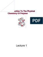 Introduction To The Physical Chemistry of Polymer