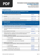 Nova Scotia Nominee Program NSNP 100 - Application Form For The ...