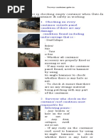 Container Inspection and Sealing Guide | PDF | Truck | Vehicle Technology
